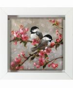تابلو کاشی سفیدهنری مدل  جوجو کد h1039 اندازه 30 در 30