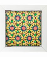 تابلو کاشی سفیدهنری مدل  سنتی  کد h1097 اندازه 30 در 30