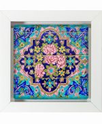 تابلو کاشی سفیدهنری مدل  سنتی  کد h190 اندازه 30 در 30
