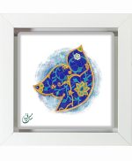 تابلو کاشی سفیدهنری مدل سنتی  کد h272 اندازه 30 در 30