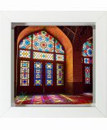 تابلو کاشی سفیدهنری مدل ایرانی  کد h275 اندازه 30 در 30