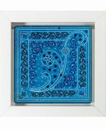 تابلو کاشی سفیدهنری مدل  سنتی  کد h436 اندازه 30 در 30