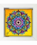 تابلو کاشی سفیدهنری مدل  سنتی  کد h460 اندازه 30 در 30