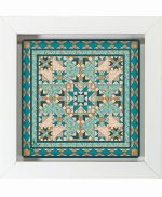 تابلو کاشی سفیدهنری مدل  سنتی  کد h499 اندازه 30 در 30
