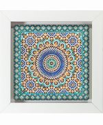 تابلو کاشی سفیدهنری مدل  سنتی  کد h514 اندازه 30 در 30