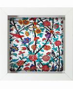 تابلو کاشی سفیدهنری مدل  سنتی  کد h726 اندازه 30 در 30