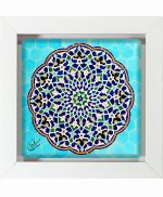 تابلو کاشی سفیدهنری مدل  سنتی  کد h756 اندازه 30 در 30