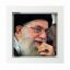 تابلو کاشی سفید مذهبی مدل  آقا  کد m347  اندازه 27 در 27