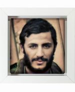 تابلو کاشی سفید مذهبی مدل  شهید   کد m778 اندازه 27 در 27