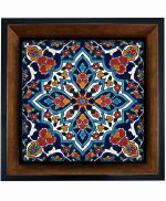 تابلو کاشی مشکی طلایی هنری طرح .. شعر کد h120 اندازه 27*27