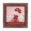 تابلو کاشی طرح چوب هنری طرح  عاشقانه کد h1655  اندازه 17*17