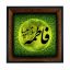 تابلو کاشی مشکی طلایی مذهبی طرح  فاطمه کد m130  اندازه 27*27