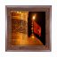 تابلو کاشی طرح چوب مذهبی طرح  حسین کد m354  اندازه 17*17
