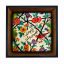 تابلو کاشی مشکی طلایی مذهبی طرح  رضا کد m459  اندازه 17*17