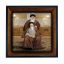 تابلو کاشی مشکی طلایی مذهبی طرح  آقا امام کد m483   اندازه 17*17