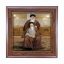 تابلو کاشی طرح چوب مذهبی طرح  آقا امام کد m483   اندازه 17*17
