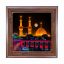 تابلو کاشی طرح چوب مذهبی طرح  حسین کد m486  اندازه 17*17