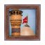 تابلو کاشی طرح چوب مذهبی طرح  حسین کد m523  اندازه 17*17