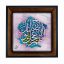 تابلو کاشی مشکی طلایی مذهبی طرح  مهدی کد m577  اندازه 27*27