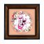 تابلو کاشی مشکی طلایی مذهبی طرح  علی کد m684  اندازه 27*27