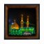 تابلو کاشی مشکی طلایی مذهبی طرح  حسین  کد m840   اندازه 27*27